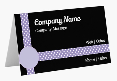 Design Preview for Design Gallery: Crafts Folded Business Cards