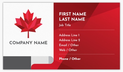 Design Preview for  Matte Business Cards Templates, Standard (3.5" x 2")