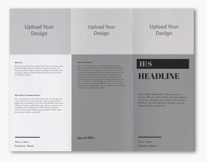 Design Preview for Design Gallery: Art & Entertainment Custom Brochures, 8.5" x 11" Z-fold