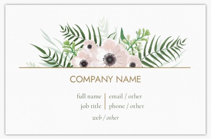 Design Preview for Design Gallery: Introduction & Dating Agencies Metallic Business Cards