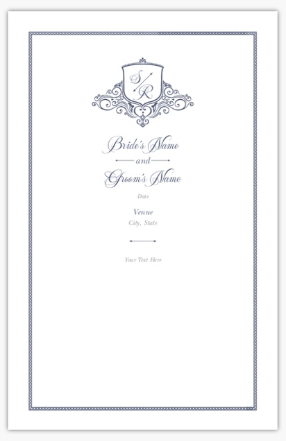 A roxo regal monogram white gray design for Programs