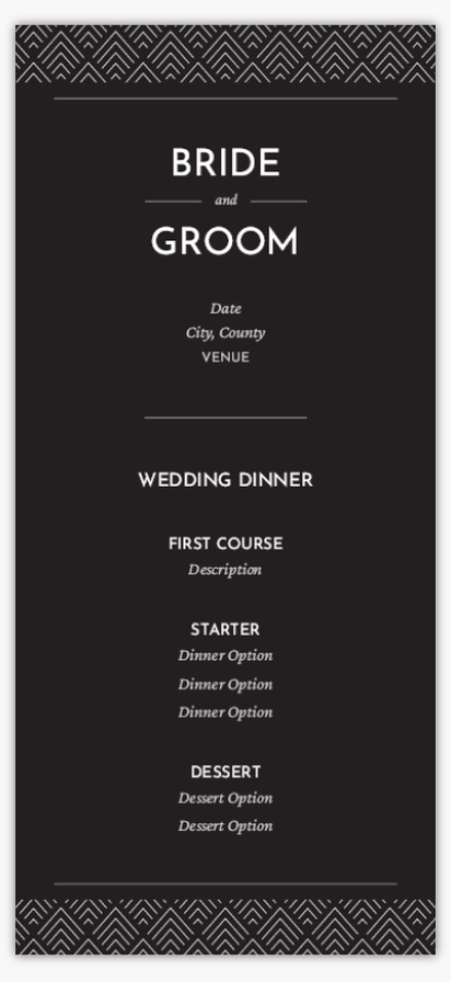 Design Preview for Design Gallery: Traditional & Classic Dinner Menus