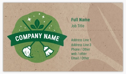Design Preview for Cleaning Services Standard Business Cards Templates, Standard (3.5" x 2")