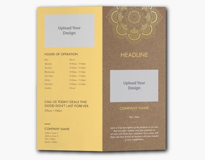 Design Preview for Design Gallery: Spas Custom Brochures, 9" x 8" Bi-fold