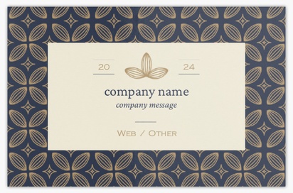 Design Preview for Design Gallery: Sweet Shops Metallic Business Cards