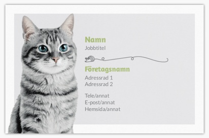 Förhandsgranskning av design för Designgalleri: Djurskötsel Extratjocka visitkort, Standard (85 x 55 mm)