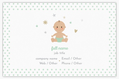 Design Preview for Design Gallery: Childcare & Early Education Ultra-Thick Business Cards, Standard (85 x 55 mm)