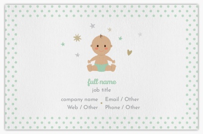 Design Preview for Design Gallery: Nursery Schools Natural Uncoated Business Cards
