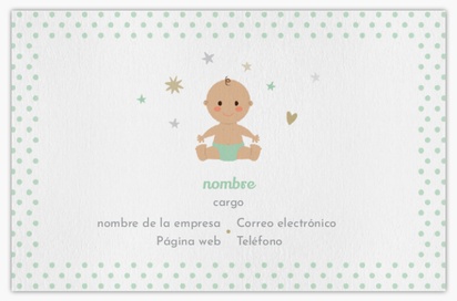 Vista previa del diseño de Galería de diseños de tarjetas de visita textura natural para cuidado infantil y guarderías