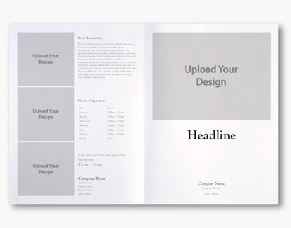 Design Preview for Design Gallery: Conservative Custom Brochures, 11" x 17" Bi-fold