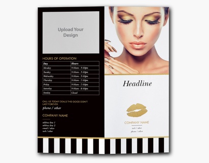 A foil cosmetologist black pink design for Modern & Simple with 1 uploads