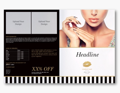 Design Preview for Design Gallery: Cosmetics & Perfume Custom Brochures, 11" x 17" Bi-fold