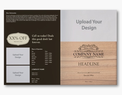 Design Preview for Design Gallery: Retro & Vintage Custom Brochures, 11" x 17" Bi-fold