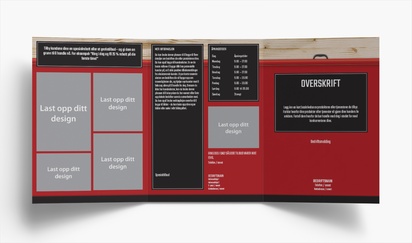 Forhåndsvisning av design for Designgalleri: Håndtverker Brosjyrer, 3-fløyet A5 (148 x 210 mm)