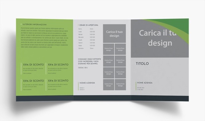 Anteprima design per Galleria di design: volantini per servizi per le imprese, 2 pieghe a portafoglio A5 (148 x 210 mm)