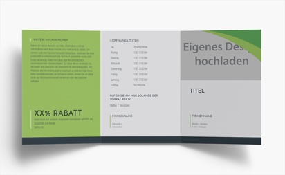 Designvorschau für Designgalerie: Falzflyer Dezent, Wickelfalz A6 (105 x 148 mm)