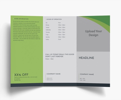 Design Preview for Design Gallery: Business Services Folded Leaflets, Tri-fold DL (99 x 210 mm)