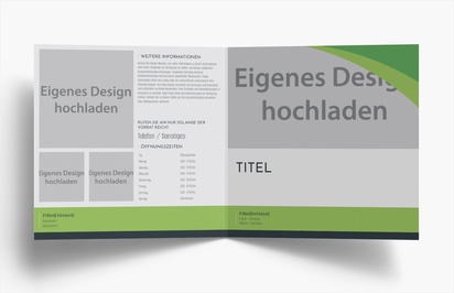 Designvorschau für Designgalerie: Falzflyer Finanzen & Versicherungen, Einbruchfalz Quadratisch (210 x 210 mm)