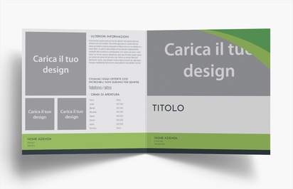 Anteprima design per Galleria di design: dépliant pieghevoli per finanza e assicurazioni, 1 piega Quadrato (210 x 210 mm)