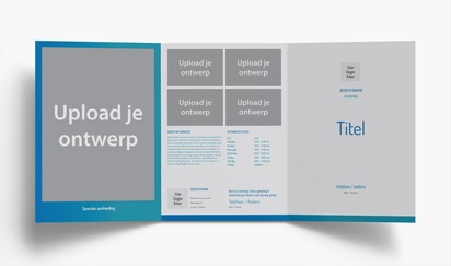 Voorvertoning ontwerp voor Ontwerpgalerij: Accountants en belastingadvies Folders, Drieluik A5 (148 x 210 mm)