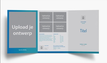 Voorvertoning ontwerp voor Ontwerpgalerij: Accountants en belastingadvies Folders, Drieluik A4 (210 x 297 mm)
