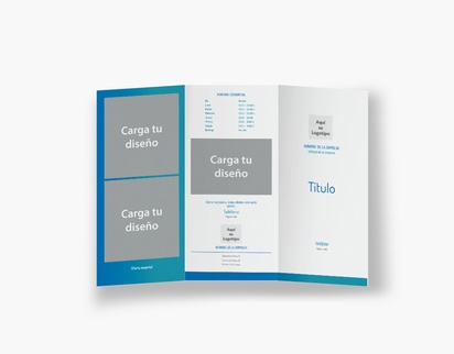 Vista previa del diseño de Galería de diseños de folletos plegados para planificación financiera, Tríptico DL (99 x 210 mm)
