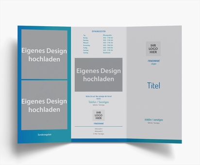 Designvorschau für Designgalerie: Falzflyer Buchhaltung & Steuer, Wickelfalz DL (99 x 210 mm)