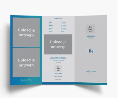 Voorvertoning ontwerp voor Ontwerpgalerij: Accountants en belastingadvies Folders, Drieluik DL (99 x 210 mm)
