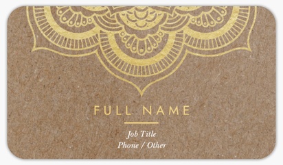 A gold craft paper brown design for Floral