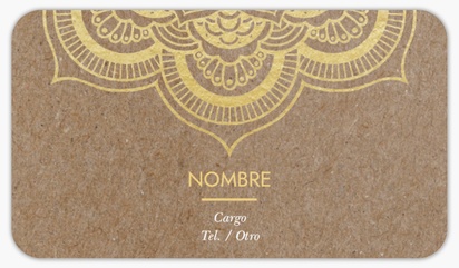 Un oro papel artesanal diseño marrón para Floral