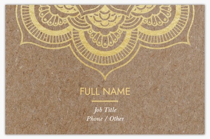 Design Preview for Design Gallery: Holistic & Alternative Medicine Ultra-Thick Business Cards, Standard (85 x 55 mm)