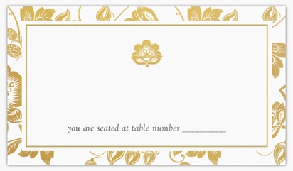 Design Preview for Floral Place Cards Templates