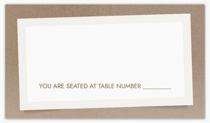 Design Preview for Design Gallery: Fun & Whimsical Place Cards