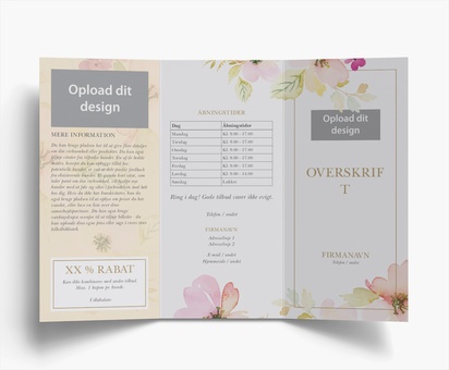 Forhåndsvisning af design for Designgalleri: Elegante Brochurer, 3-fløjet DL (99 x 210 mm)