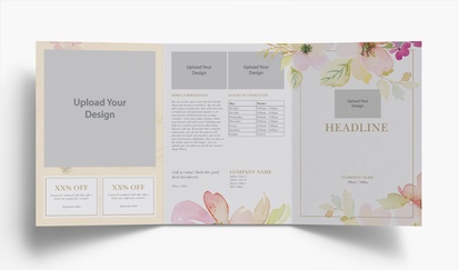 Design Preview for Design Gallery: Beauty Consulting & Pampering Folded Leaflets, Tri-fold A5 (148 x 210 mm)