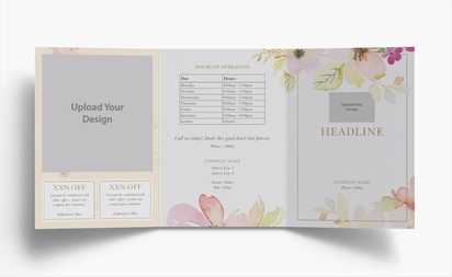 Design Preview for Design Gallery: Beauty Consulting & Pampering Flyers & Leaflets, Tri-fold A6 (105 x 148 mm)