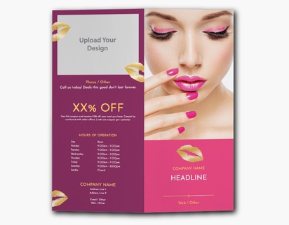 Design Preview for Design Gallery: Cosmetics & Perfume Custom Brochures, 9" x 8" Bi-fold