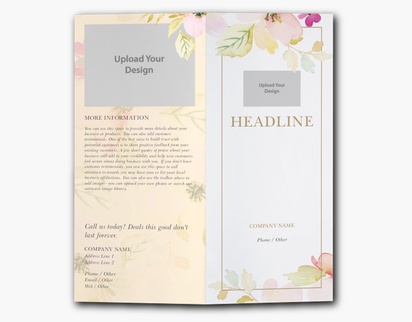 Design Preview for Elegant Custom Brochures Templates, 9" x 8" Bi-fold
