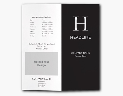 Design Preview for Design Gallery: Finance & Insurance Custom Brochures, 9" x 8" Bi-fold
