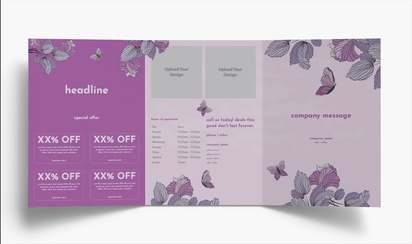 Design Preview for Design Gallery: Beauty Consulting & Pampering Folded Leaflets, Tri-fold A4 (210 x 297 mm)