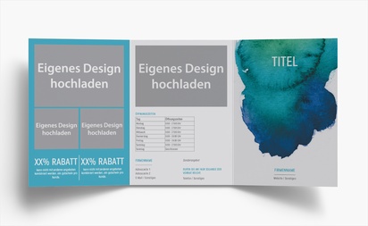 Designvorschau für Designgalerie: Falzflyer Schönheit & Wellness, Wickelfalz A6 (105 x 148 mm)