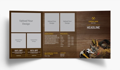 Design Preview for Design Gallery: Handyman Folded Leaflets, Tri-fold A5 (148 x 210 mm)