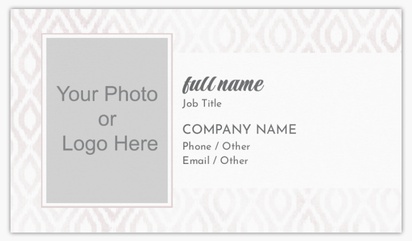 Design Preview for Design Gallery: Hair Salons Standard Visiting Cards