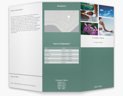 Design Preview for Design Gallery: Therapy Custom Brochures, 8.5" x 11" Tri-fold