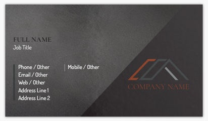 Design Preview for Design Gallery: Construction, Repair & Improvement Standard Business Cards, Standard (3.5" x 2")