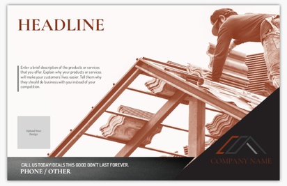 Design Preview for Design Gallery: House Constructions And Repairs  Postcards, Oversized