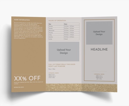 Design Preview for Design Gallery: Elegant Flyers and Pamphlets, Tri-fold DL