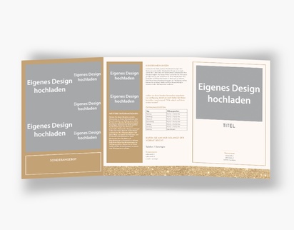 Designvorschau für Designgalerie: Falzflyer Friseursalons, Wickelfalz A5 (148 x 210 mm)