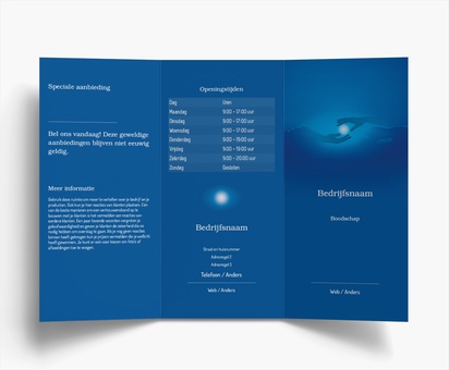 Voorvertoning ontwerp voor Ontwerpgalerij: Life coaching Folders, Drieluik DL (99 x 210 mm)