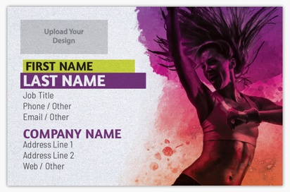 Design Preview for Design Gallery: Dance Fitness Pearl Business Cards